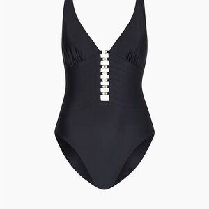 Milly Embellished One-Piece Swimsuit